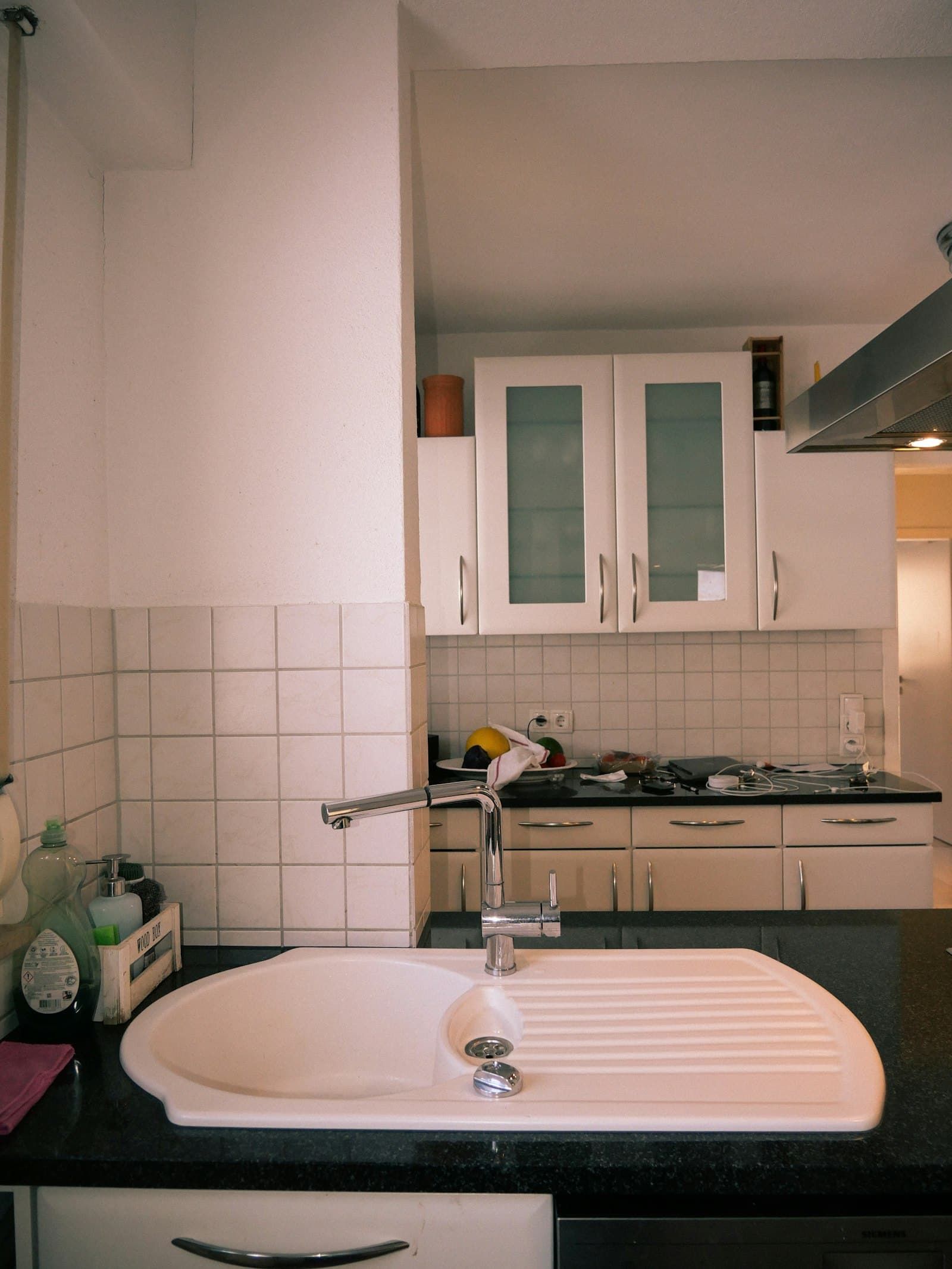 Residential Drain Cleaning work scene